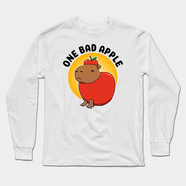 One bad apple Capybara Long Sleeve T-Shirt by capydays